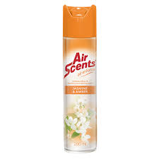 [P000068] Air Scents Aerosol - Jasmine & Amber 200ml