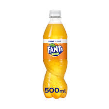 [P002115] Fanta Pet Without Sugar Orange 500ml